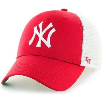 Boné trucker vermelho da New York Yankees MLB MVP da 47 Brand