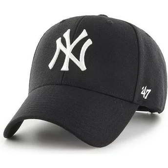 Boné curvo preto snapback da New York Yankees MLB MVP da 47 Brand