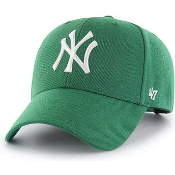Boné curvo verde snapback da New York Yankees MLB MVP da 47 Brand
