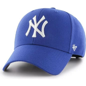 Boné curvo azul snapback da New York Yankees MLB MVP da 47 Brand
