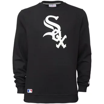 Sweatshirt preto Crew Neck da Chicago White Sox MLB da New Era