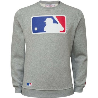 Sweatshirt cinza Crew Neck da MLB da New Era