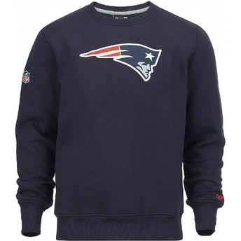 Sweatshirt azul Crew Neck da New England Patriots NFL da New Era