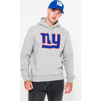 Moletom com capuz cinza Pullover Hoodie da New York Giants NFL da New Era