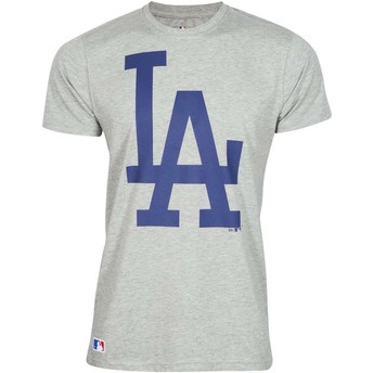 Camiseta de manga curta cinza da Los Angeles Dodgers MLB da New Era