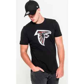 Camiseta de manga curta preto da Atlanta Falcons NFL da New Era