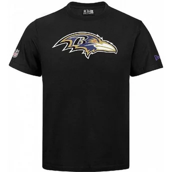 Camiseta de manga curta preto da Baltimore Ravens NFL da New Era