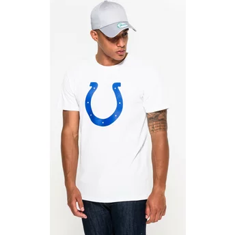 Camiseta de manga curta branco da Indianapolis Colts NFL da New Era
