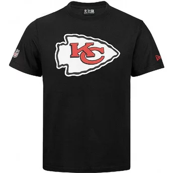 Camiseta de manga curta preto da Kansas City Chiefs NFL da New Era