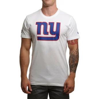 Camiseta de manga curta branco da New York Giants NFL da New Era