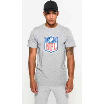 Camiseta de manga curta cinza da NFL da New Era