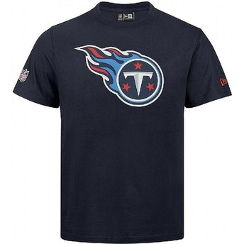 Camiseta de manga curta azul da Tennessee Titans NFL da New Era