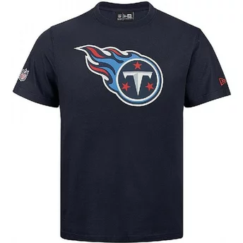 Camiseta de manga curta azul da Tennessee Titans NFL da New Era