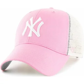 Boné trucker rosa da New York Yankees MLB da 47 Brand