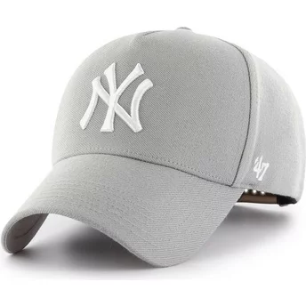 Boné curvo cinza snapback da New York Yankees MLB MVP da 47 Brand