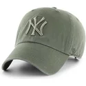 bone-curvo-verde-claro-com-logo-verde-da-new-york-yankees-mlb-clean-up-da-47-brand