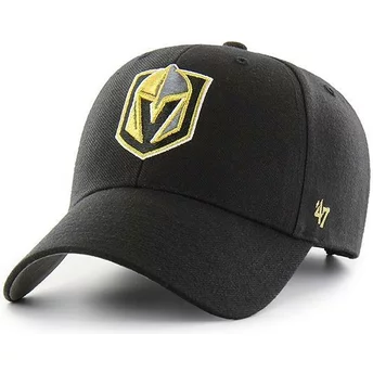 Boné curvo preto da Vegas Golden Knights NHL MVP da 47 Brand