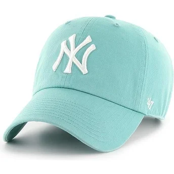 Boné curvo azul lua da New York Yankees MLB Clean Up da 47 Brand