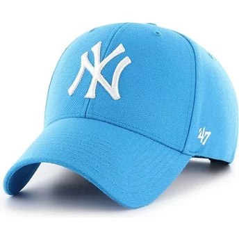 Boné curvo azul geleira snapback da New York Yankees MLB MVP da 47 Brand
