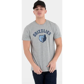 Camiseta de manga curta cinza da Memphis Grizzlies NBA da New Era