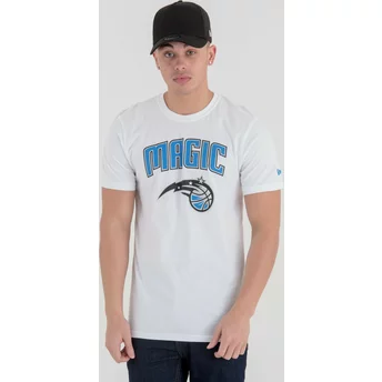 Camiseta de manga curta branco da Orlando Magic NBA da New Era