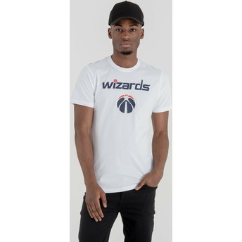 Camiseta de manga curta branco da Washington Wizards NBA da New Era