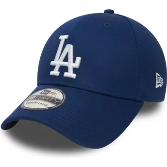 Boné curvo azul justo 39THIRTY Essential da Los Angeles Dodgers MLB da New Era