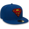 bone-plano-azul-justo-59fifty-superman-character-essential-warner-bros-da-new-era