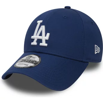 Boné curvo azul ajustável 9FORTY Essential da Los Angeles Dodgers MLB da New Era