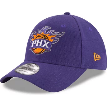 Boné curvo violeta ajustável 9FORTY The League da Phoenix Suns NBA da New Era