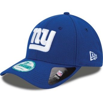 Boné curvo azul ajustável 9FORTY The League da New York Giants NFL da New Era