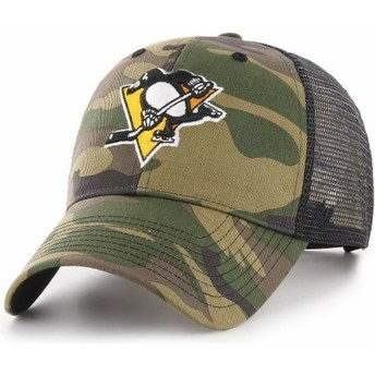 Boné trucker camuflagem da Pittsburgh Penguins NHL MVP Branson da 47 Brand