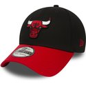 bone-curvo-preto-e-vermelho-justo-39thirty-black-base-da-chicago-bulls-nba-da-new-era