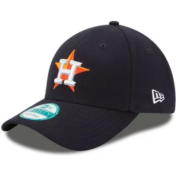 Boné curvo preto ajustável 9FORTY The League da Houston Astros MLB da New Era