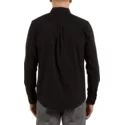 camisa-manga-comprida-preta-oxford-stretch-black-da-volcom