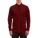 camisa-manga-comprida-vermelha-aos-quadrados-maxwell-true-red-da-volcom