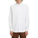 camisa-manga-comprida-branca-oxford-stretch-white-da-volcom