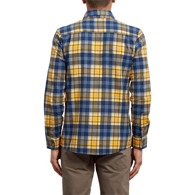 camisa-manga-comprida-amarela-e-azul-aos-quadrados-hayden-tangerine-da-volcom