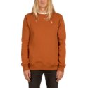 sweatshirt-castanho-single-stone-copper-da-volcom