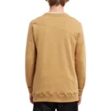 sweatshirt-amarelo-single-stone-old-gold-da-volcom