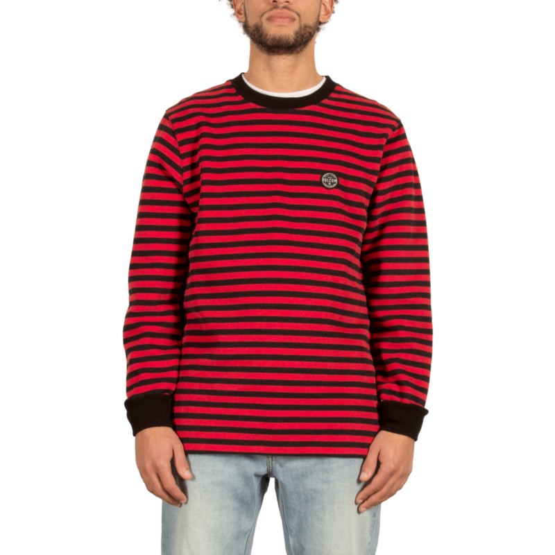 sweatshirt-vermelho-e-preto-kraystone-true-red-da-volcom
