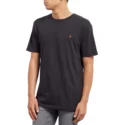 camiseta-manga-curta-preto-com-logo-corte-longo-stone-blank-black-da-volcom