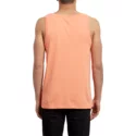 camiseta-sem-mangas-laranja-classic-stone-salmon-da-volcom