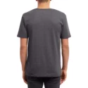 camiseta-manga-curta-preto-com-logo-cinza-pinline-stone-heather-black-da-volcom