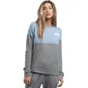 sweatshirt-azul-e-cinza-lil-charcoal-grey-da-volcom