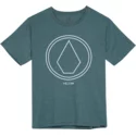 camiseta-manga-curta-verde-para-crianca-pinline-stone-pine-da-volcom