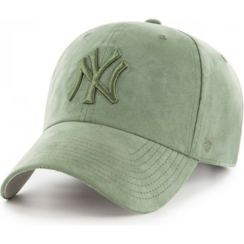 bone-curvo-verde-com-logo-verde-da-new-york-yankees-mlb-clean-up-ultra-basic-da-47-brand