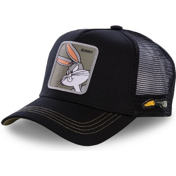 Boné trucker preto Bugs Bunny BUN1 Looney Tunes da Capslab