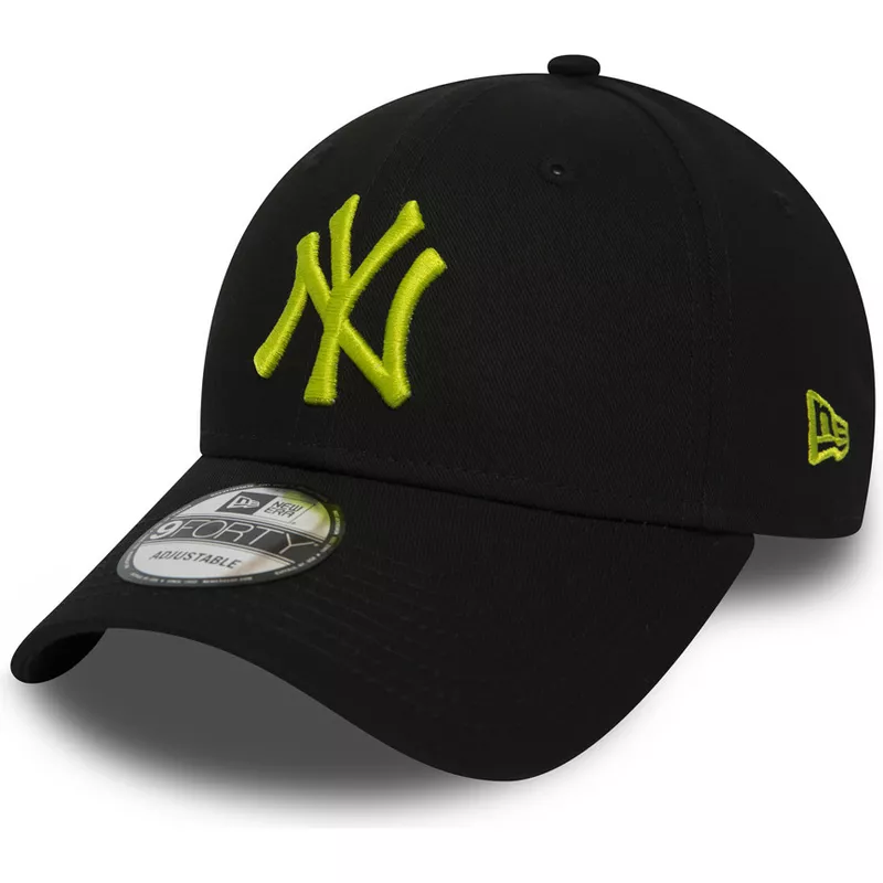 bone-curvo-preto-ajustavel-com-logo-verde-9forty-essential-da-new-york-yankees-mlb-da-new-era