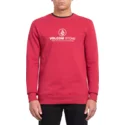 sweatshirt-vermelho-general-stone-burgundy-heather-da-volcom